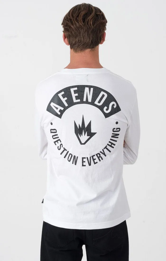 Afends Mens Geld - Long Sleeve Logo Tee