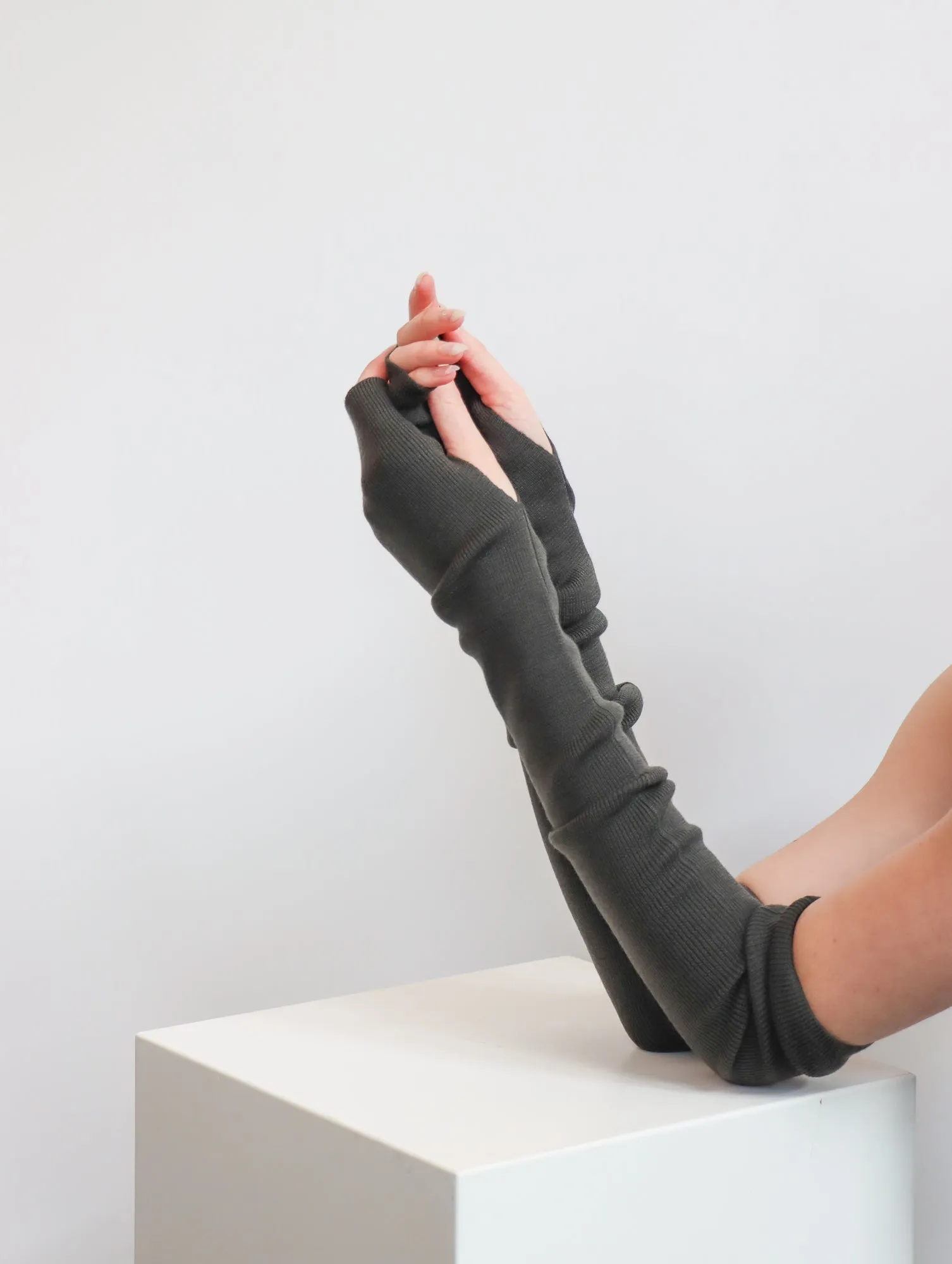 Arm Sleeves in Gunmetal by NFP