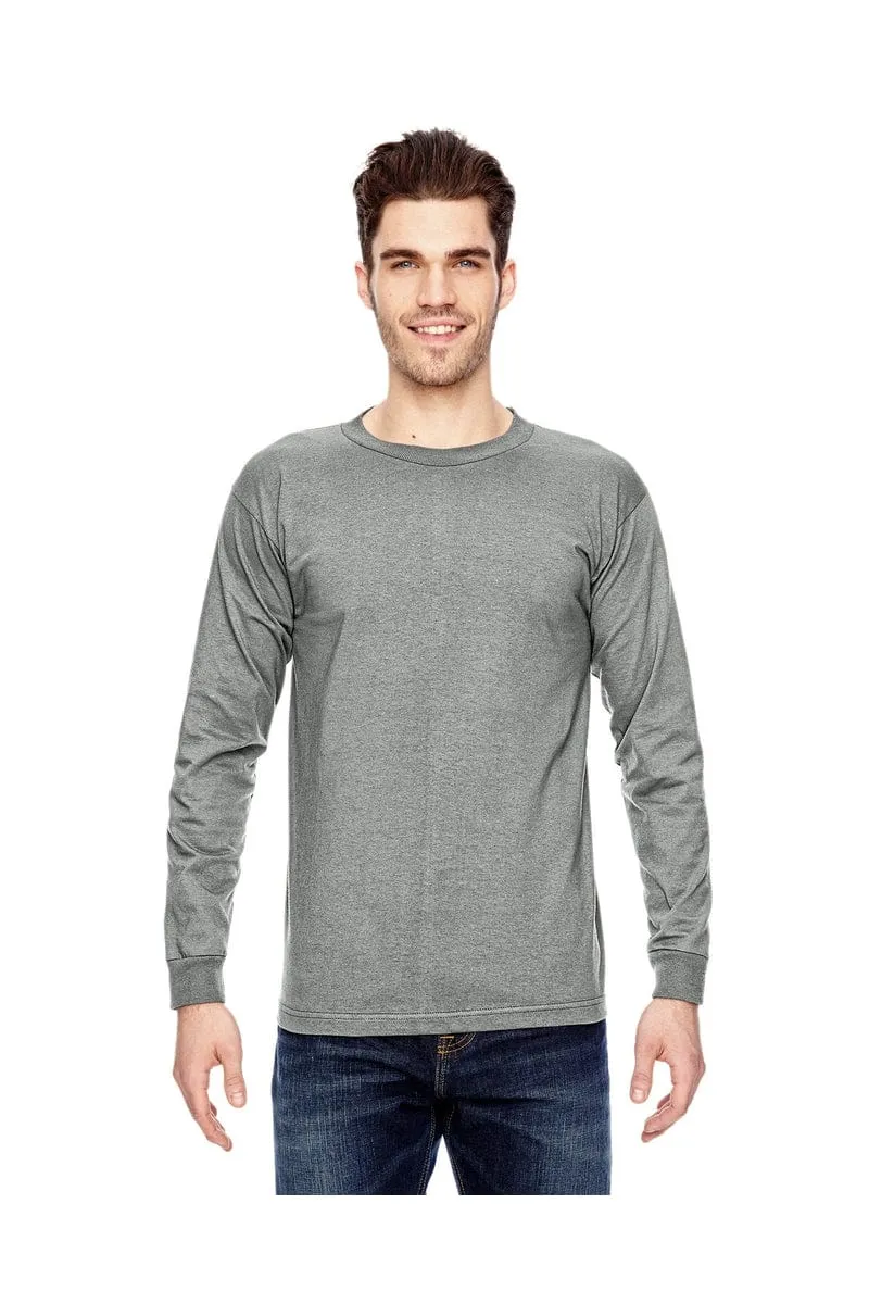 Bayside BA6100: Adult 6.1 oz., 100% Cotton Long Sleeve T-Shirt