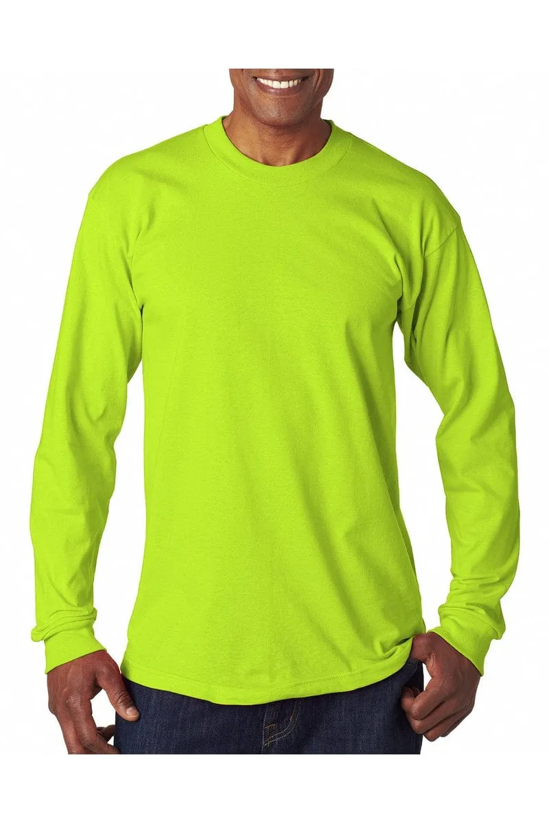 Bayside BA6100: Adult 6.1 oz., 100% Cotton Long Sleeve T-Shirt