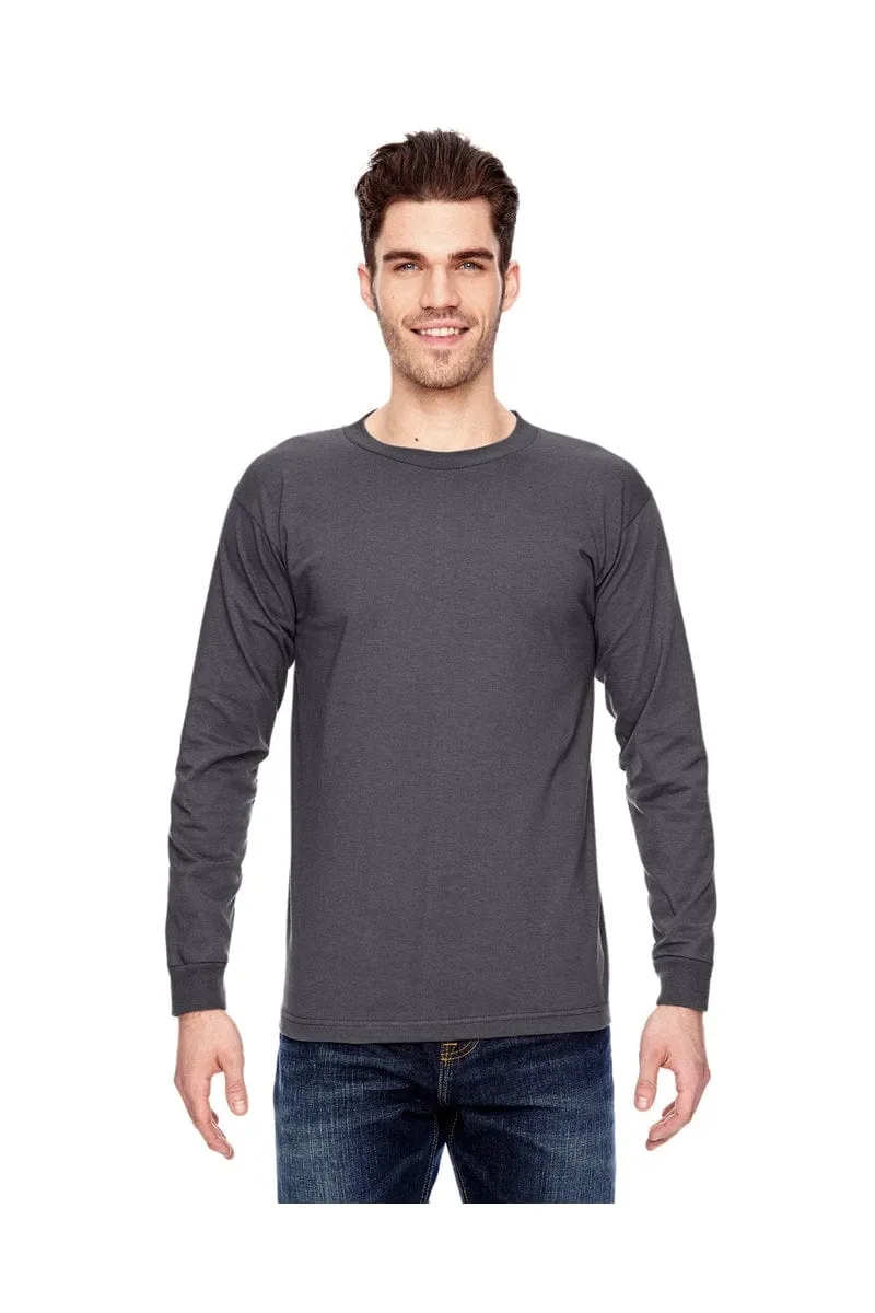 Bayside BA6100: Adult 6.1 oz., 100% Cotton Long Sleeve T-Shirt