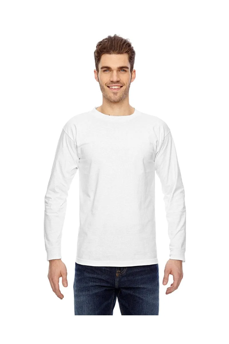 Bayside BA6100: Adult 6.1 oz., 100% Cotton Long Sleeve T-Shirt