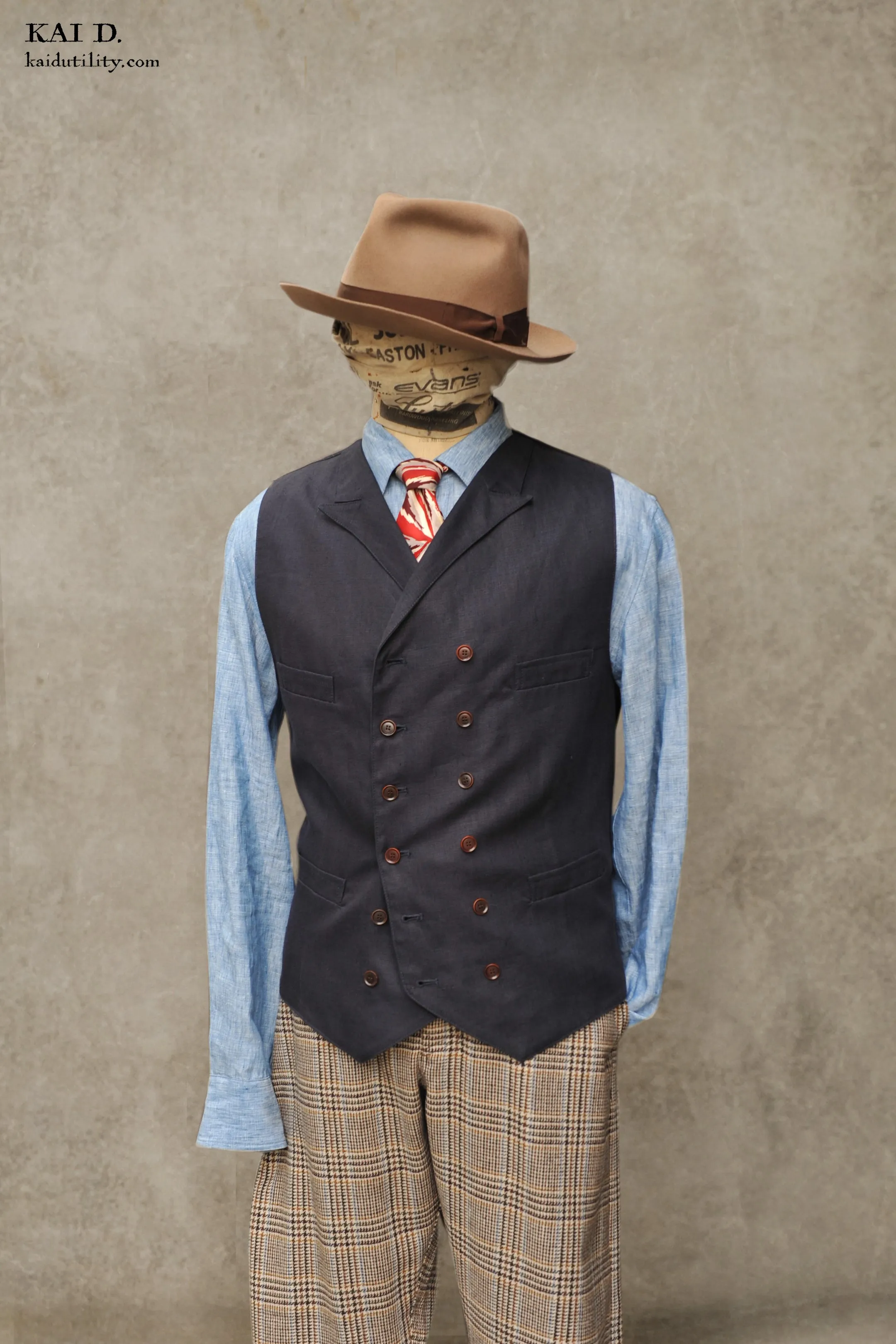 Buchanan Linen Vest - L