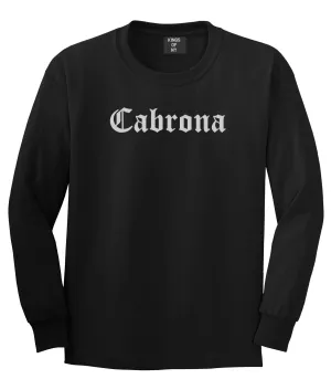 Cabrona Spanish Mens Long Sleeve T-Shirt