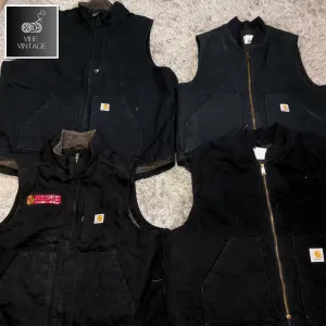 CARHARTT VESTS MIDNIGHT BLACK BUNDLE -  4 PCS