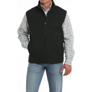 CInch Men's Wool Bonded Vest - Black