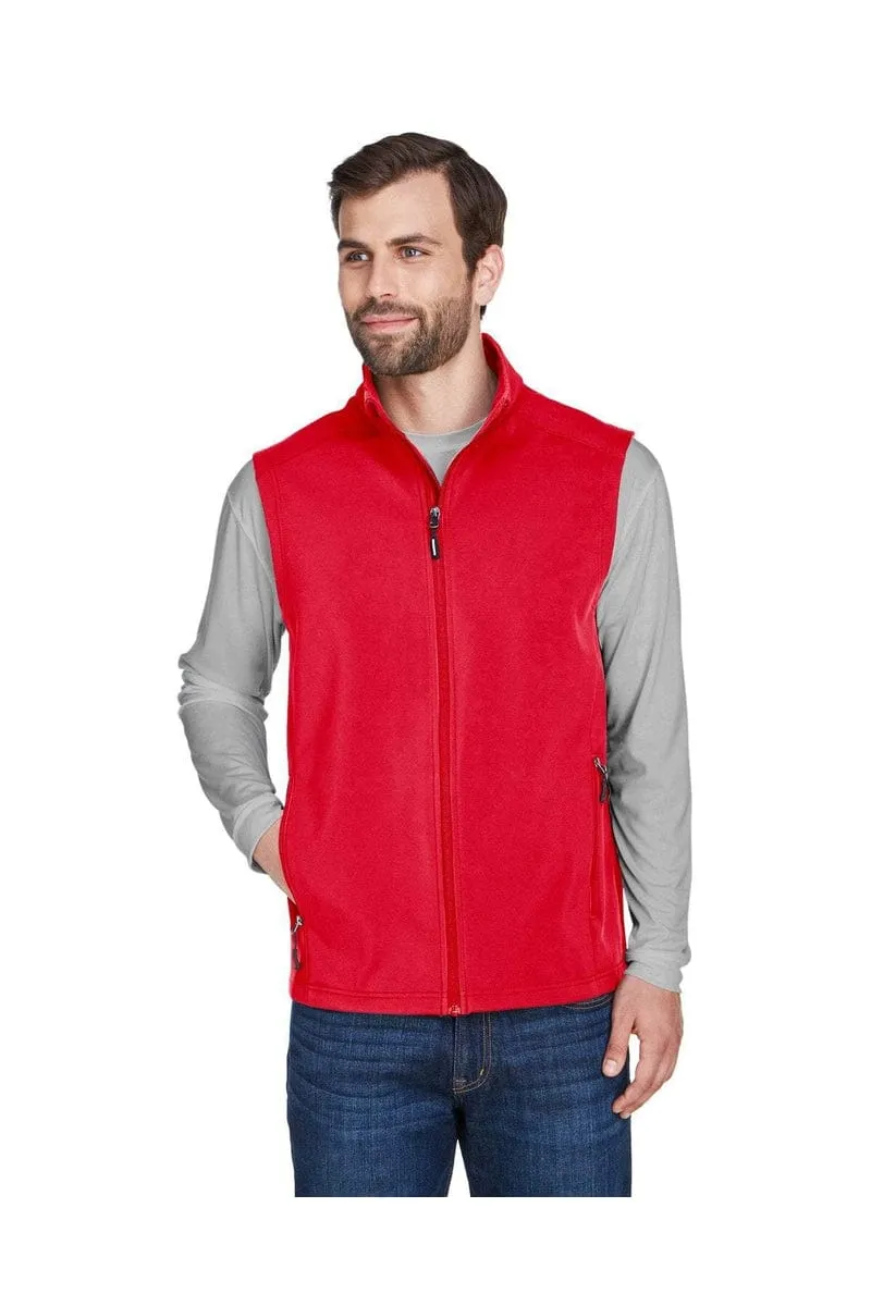 Core 365 CE701: Men's Cruise Two-Layer Fleece Bonded Soft Shell Vest