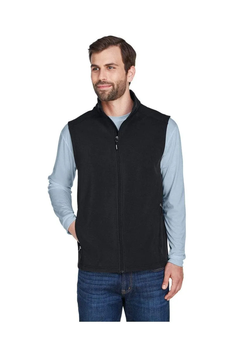 Core 365 CE701: Men's Cruise Two-Layer Fleece Bonded Soft Shell Vest