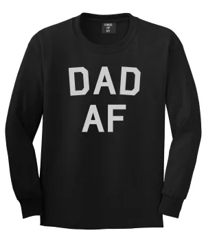 Dad AF New Father Funny Mens Long Sleeve T-Shirt