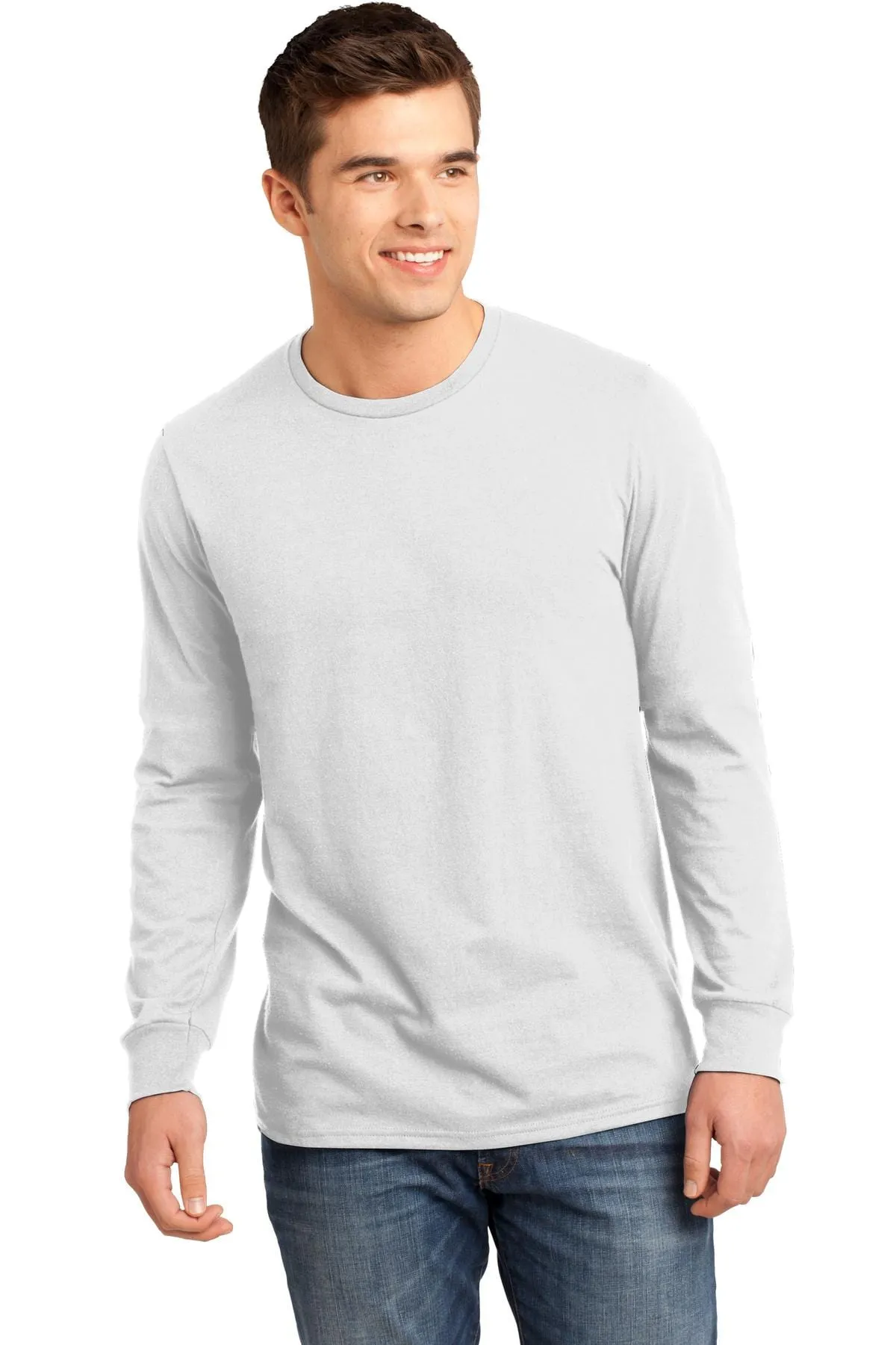 District DT5200: Young Mens The Concert Tee Long Sleeve