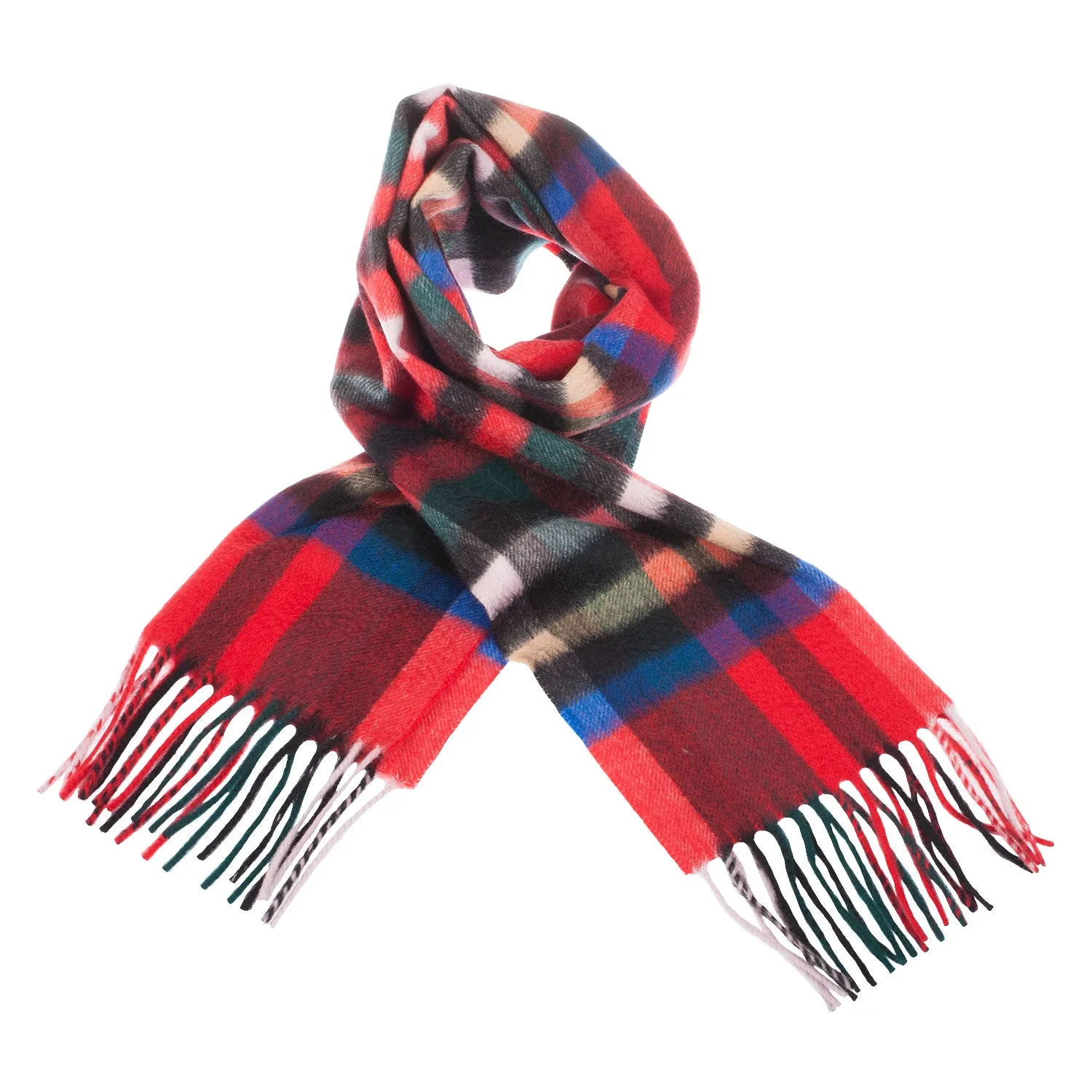 Edinburgh Cashmere Scarf  Exploded Stewart Royal