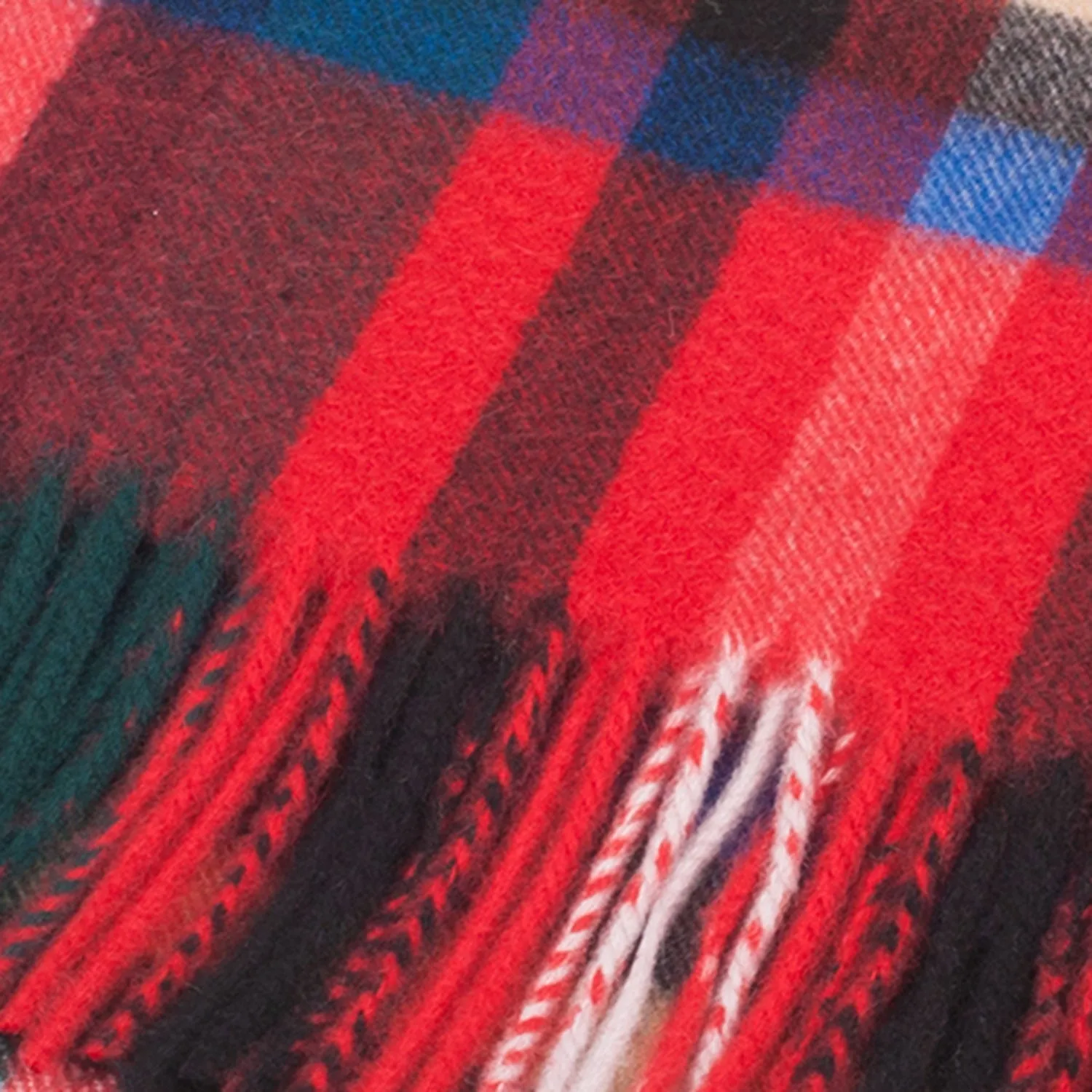 Edinburgh Cashmere Scarf  Exploded Stewart Royal