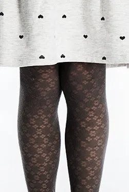 Franzoni Girls Efficace Floral Pattern Tights