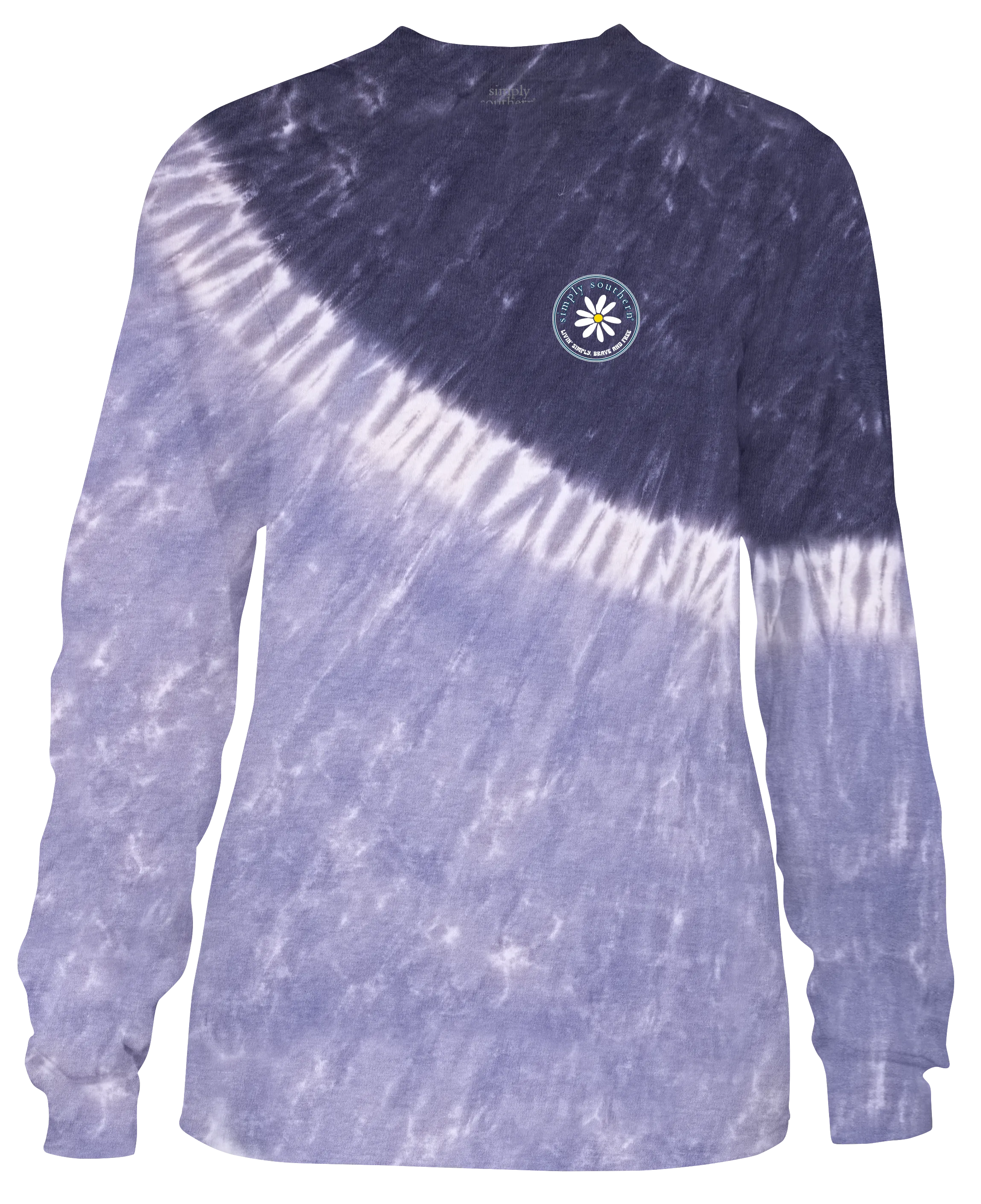 'Have Faith' Long Sleeve Tie Dye Tee by Simply Southern