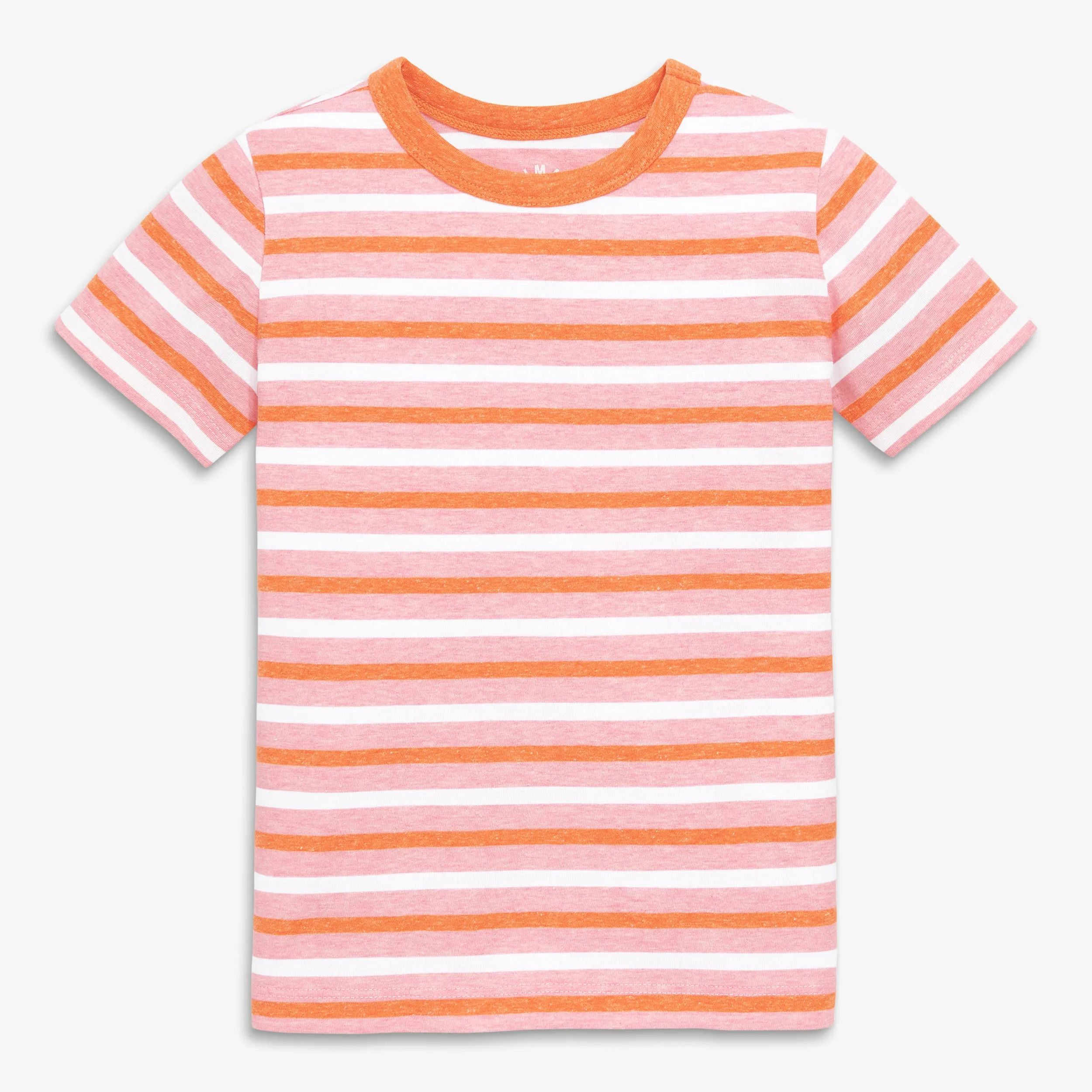 Heathered tee in stripe