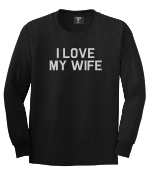 I Love My Wife Gift Mens Long Sleeve T-Shirt