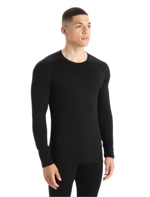 Mens Merino Wool Long Sleeve Crew Neck Top - Icebreaker 260 Tech