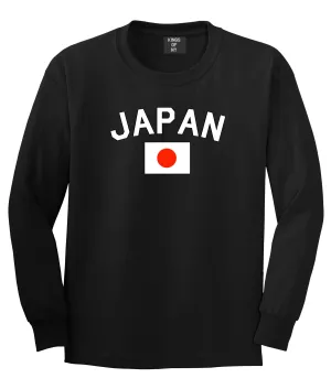 Japan With Japanese Flag Mens Long Sleeve T-Shirt