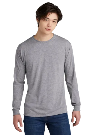 Jerzees® Dri-Power® 100% Polyester Long Sleeve T-Shirt - Athletic Heather