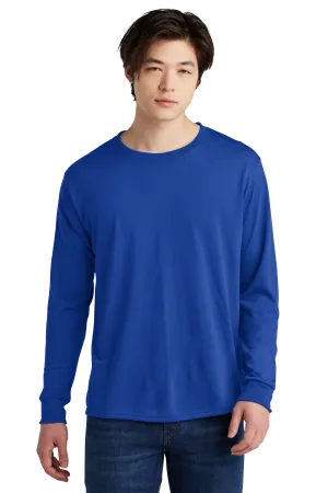 Jerzees® Dri-Power® 100% Polyester Long Sleeve T-Shirt - Royal