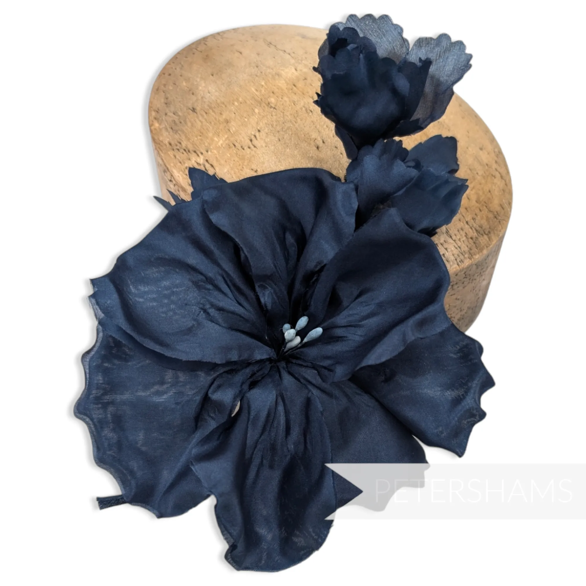 'Katie May' Silk Millinery Flower Hat Mount