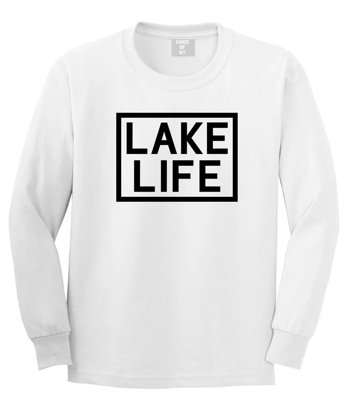 Lake Life Box Mens Long Sleeve T-Shirt