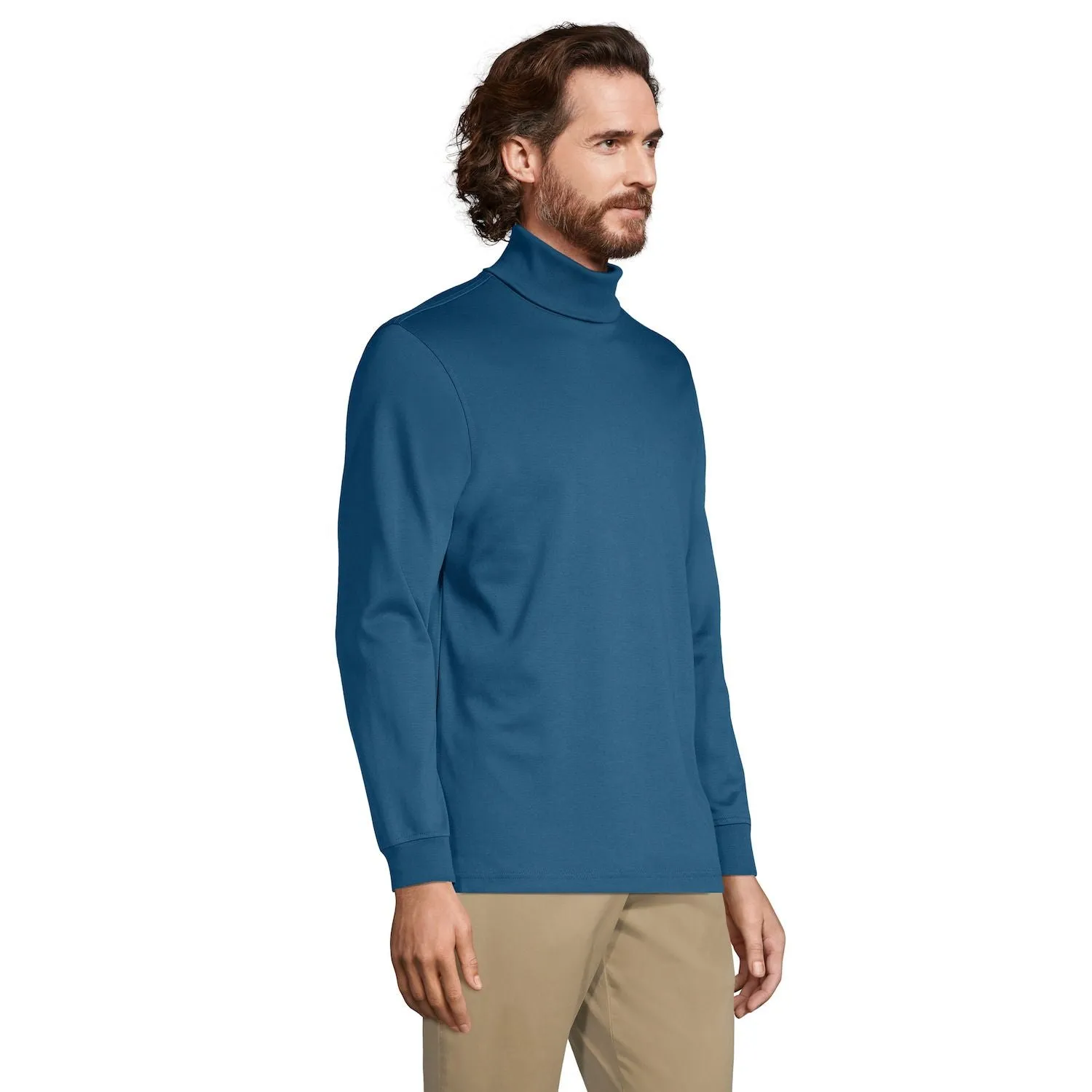 Lands' End Supima Men's Super Soft Turtleneck