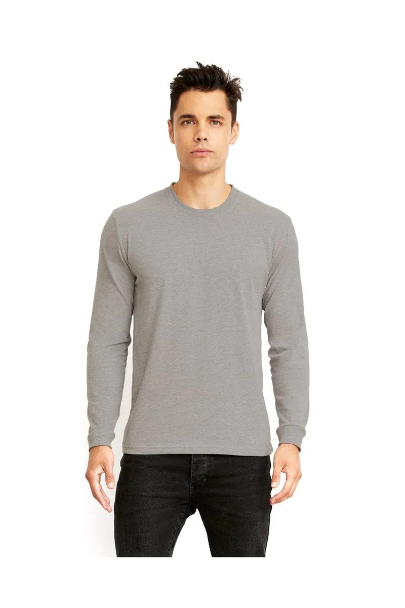 Next Level 6411: Unisex Sueded Long-Sleeve Crew