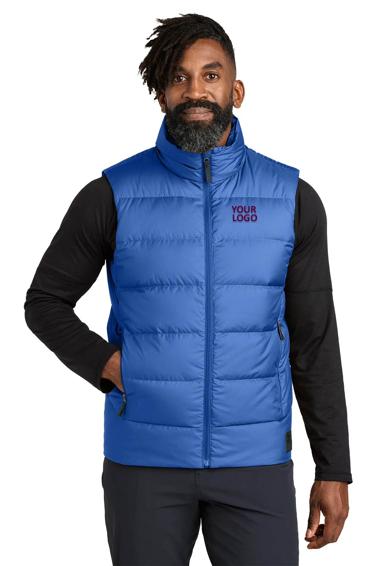 Outdoor Research Coldsnap Down Custom Vests, Galaxy Blue