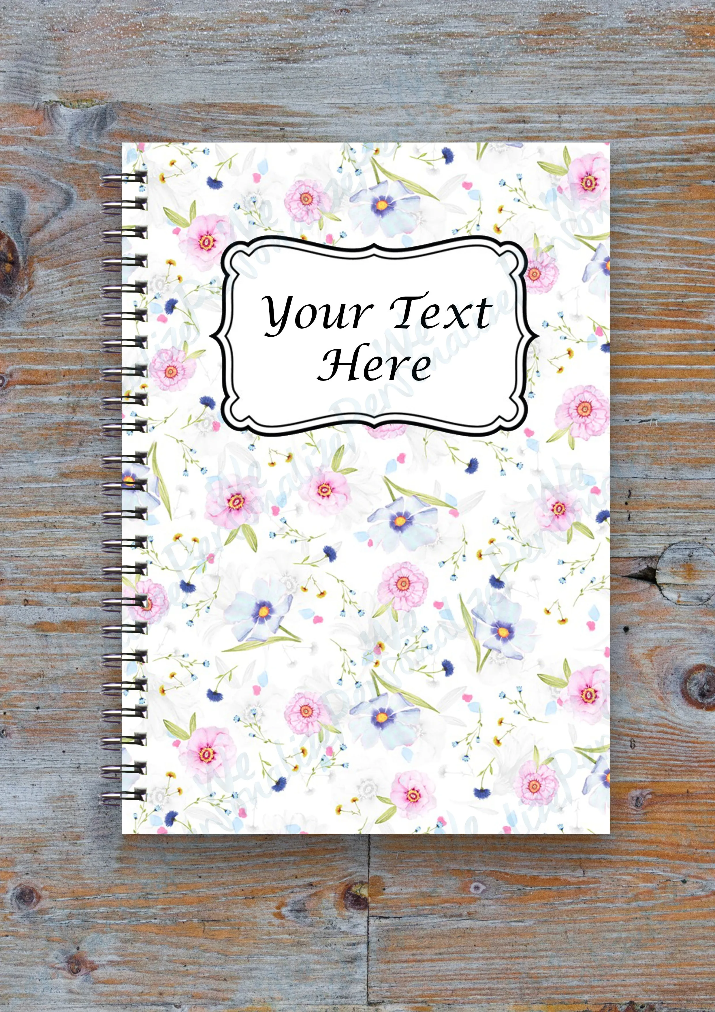 Personalised Patterned Notebook