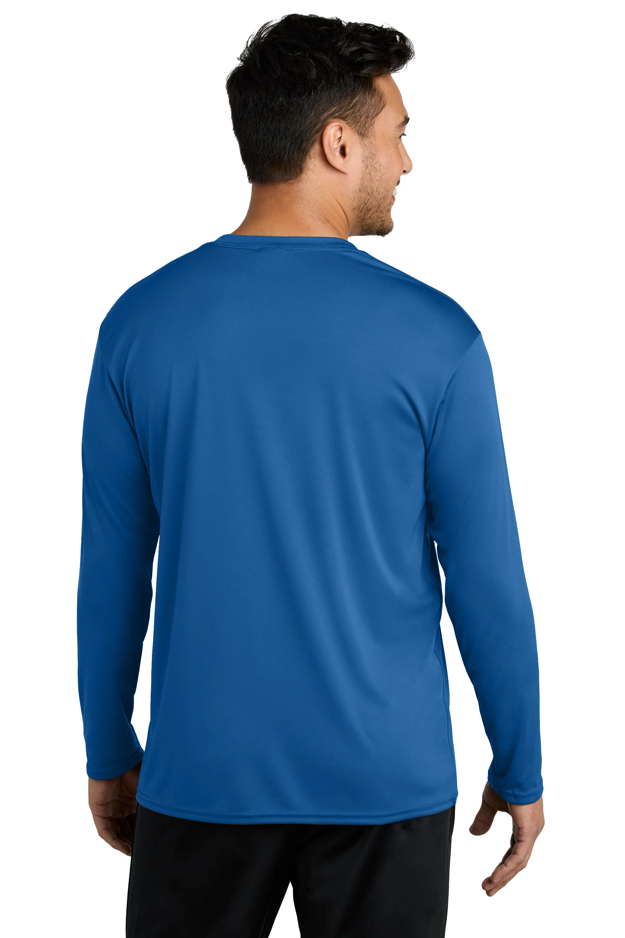 Port & Company® Long Sleeve Performance Tee - Royal