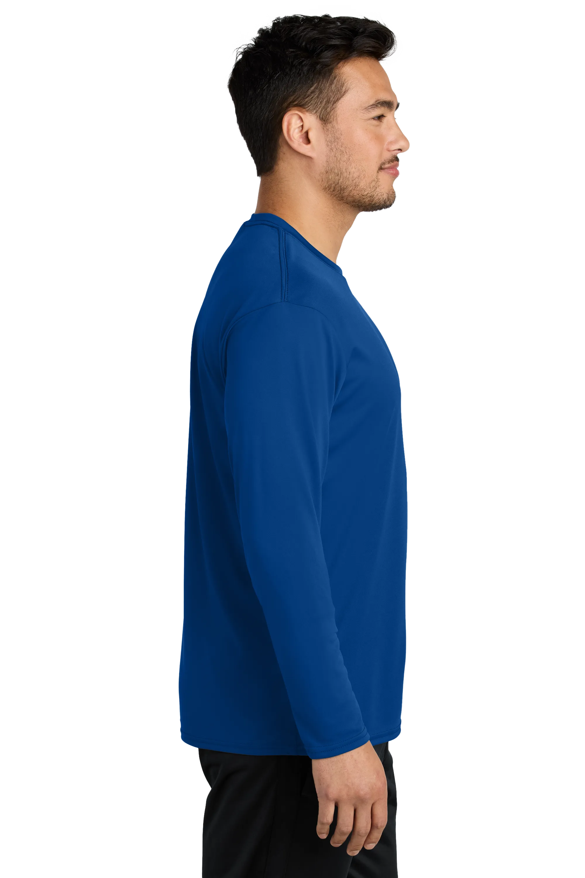 Port & Company® Long Sleeve Performance Tee - True Royal