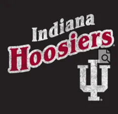 Retro Brand - Long Sleeve Indiana Hoosiers IU Tee in Charcoal