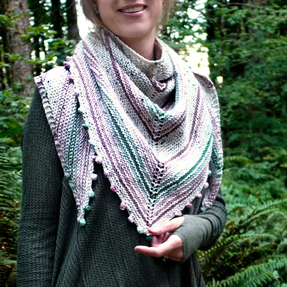 Snuggleberry Shawl {knitting pattern}