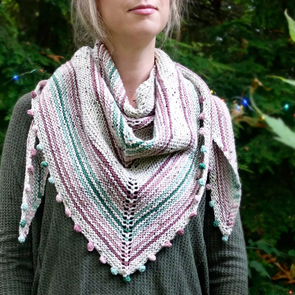 Snuggleberry Shawl {knitting pattern}