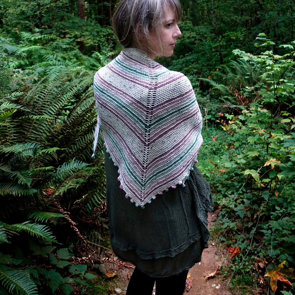 Snuggleberry Shawl {knitting pattern}