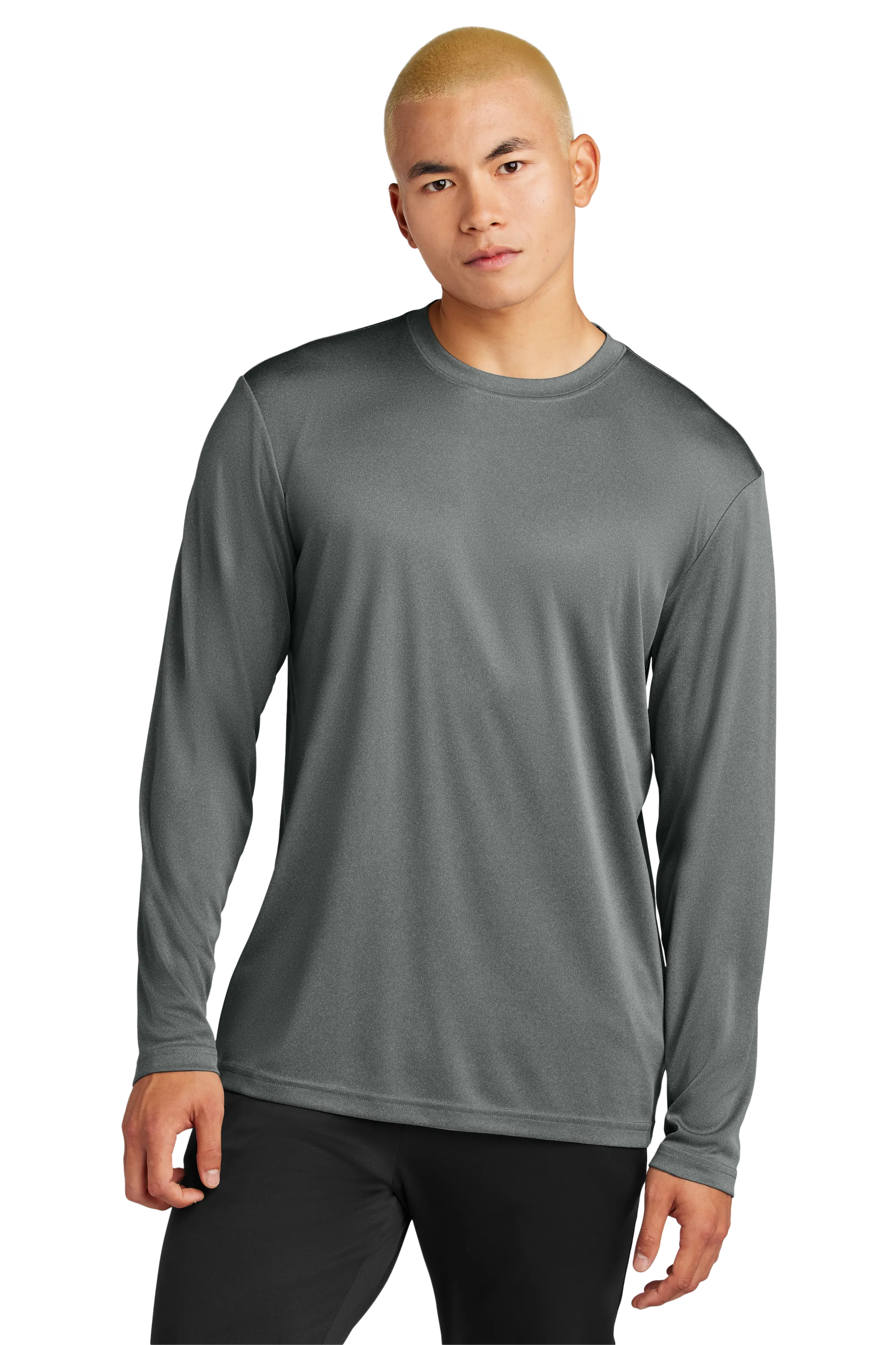 Sport-Tek® Long Sleeve PosiCharge® Competitor™ Tee - Iron Grey