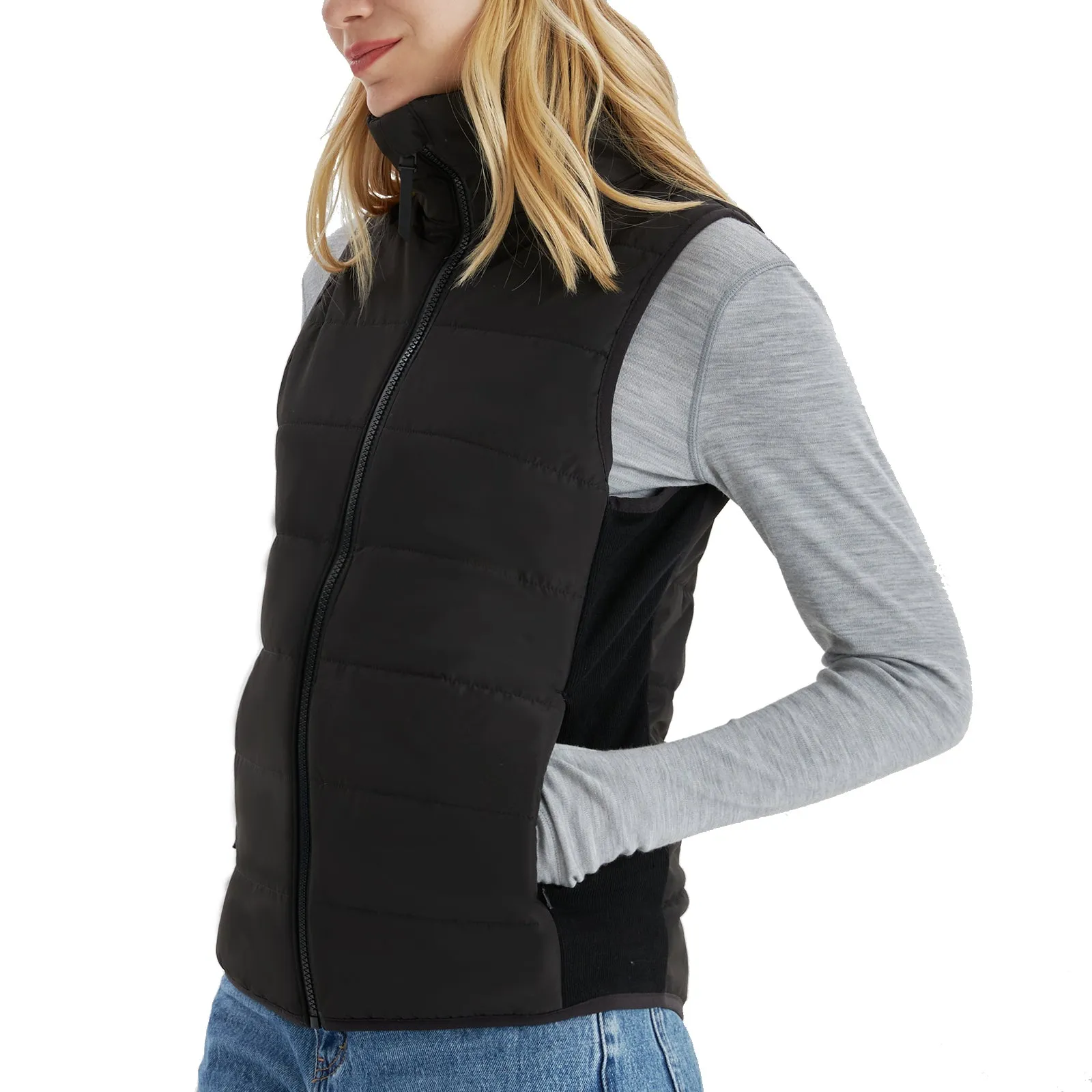 Unisex Merino Wool Vest Black (U.S. Only) - QC