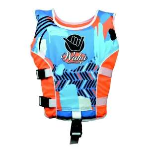 Wahu Swim Vest Child Medium 20-30Kg 4-5 Years Blue & Orange