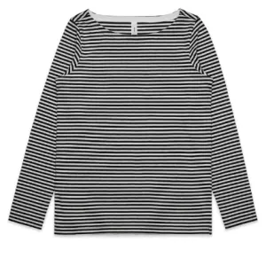 Womens Bowery Stripe L/S Tee