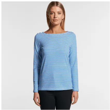 Womens Bowery Stripe L/S Tee