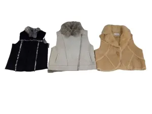 Y2k 2024 - Winter Shearling Vests Mix - 15 Pcs