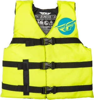 YOUTH FLOTATION VEST HI-VIS/BLUE